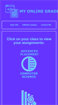 Mobile Screenshot of myonlinegrades.com