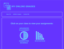 Tablet Screenshot of myonlinegrades.com